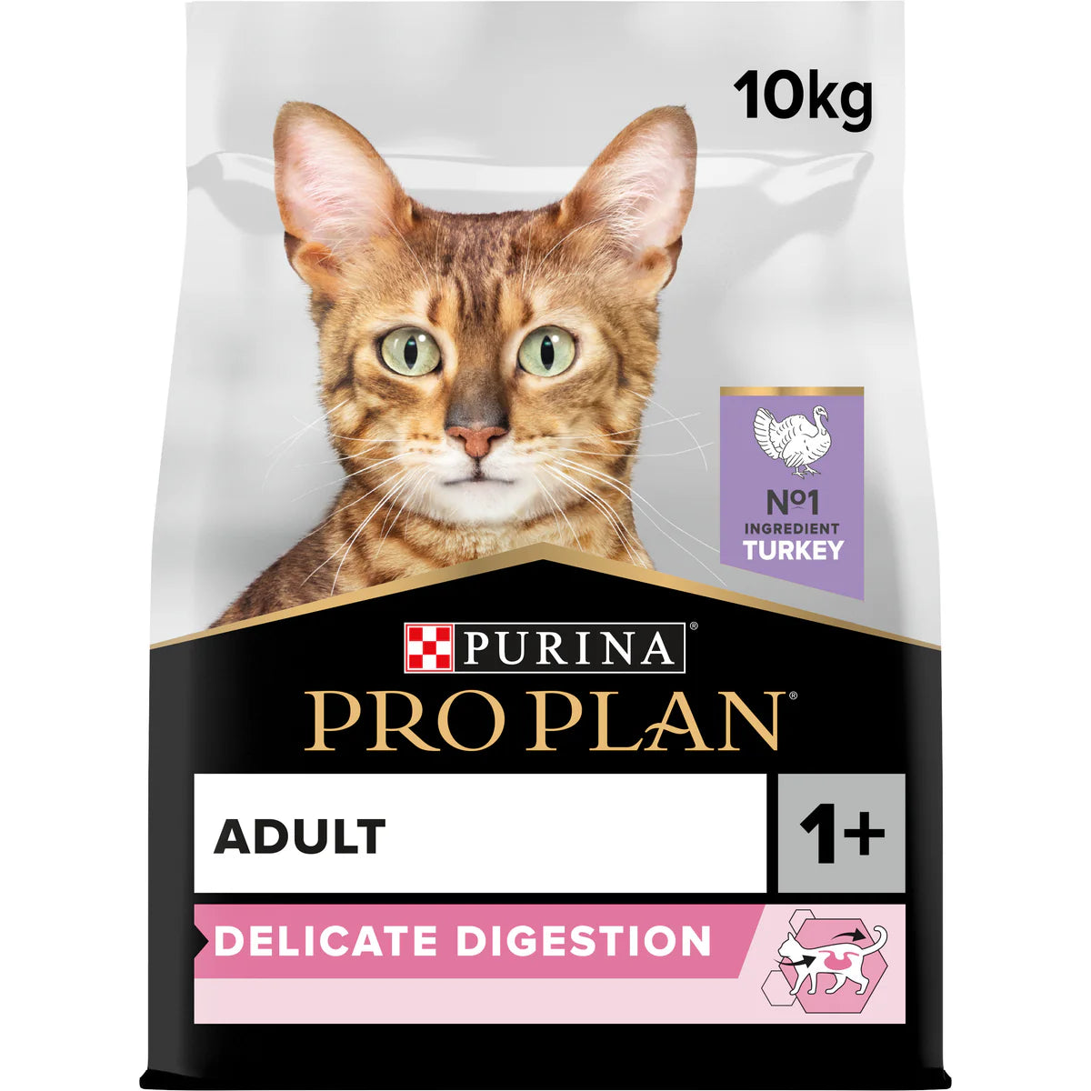 PURINA PRO PLAN Delicate Adult OPTIDIGEST Rich in Turkey Dry Cat Foo Pets Land