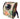 Floral-patterned pet carrier with a unique design on a white background