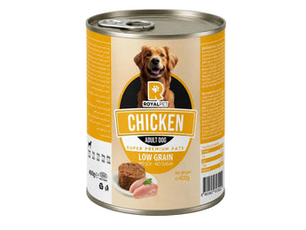 RoyalPet Chicken Adult Dog Super Premium Pâté Low Grain 400g