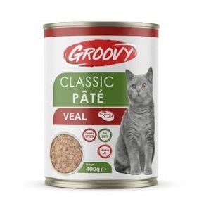 Groovy Classic Pâté Veal Wet Cat Food 400g