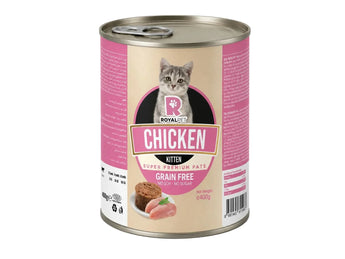 RoyalPet Chicken Kitten Super Premium Pâté Grain Free 400g