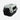 Pet carrier with black interior and gray exterior on a white background