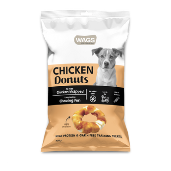 Wags Chicken Donut Large 150 Gram | Pets Land | PetsLand