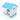 Plastic Pet House with Wheels - Blue