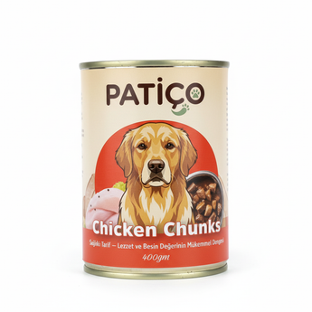 Patiço Chicken Chunks Wet Dog Food 400g