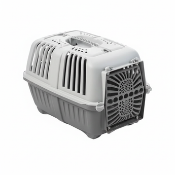 Pratiko Pet Carrier Plastic - Gray