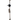 Naomi Plush Toy with Rope YT130880, multicolored braided rope with black plush bird head on white background