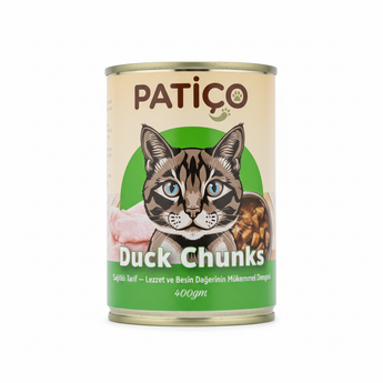Patiço Duck Chunks Wet Cat Food 400g