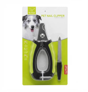 Nunbell Pet Nail Clipper with File – Dog & Cat Claw Grooming Tool