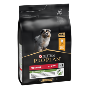 Pro Plan Healthy Start Medium Puppy, Dry Dog food with Chicken 3kg/12kg