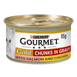 Purina Gourmet Gold Salmon and Chicken 85g