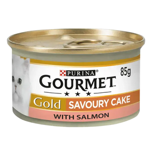 Purina Gourmet Gold Savoury Cake Salmon Wet Cat Food 85g