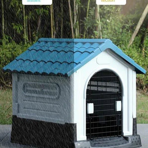 NAOMI Plastic dog house with metal door 452C