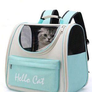 Hello cat Pet Carrier Bag Portable Breathable