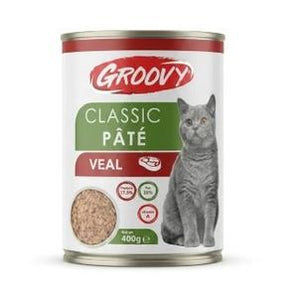 Groovy Classic Pâté Veal Wet Cat Food 400g