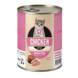 RoyalPet Chicken Kitten Super Premium Pâté Grain Free 400g