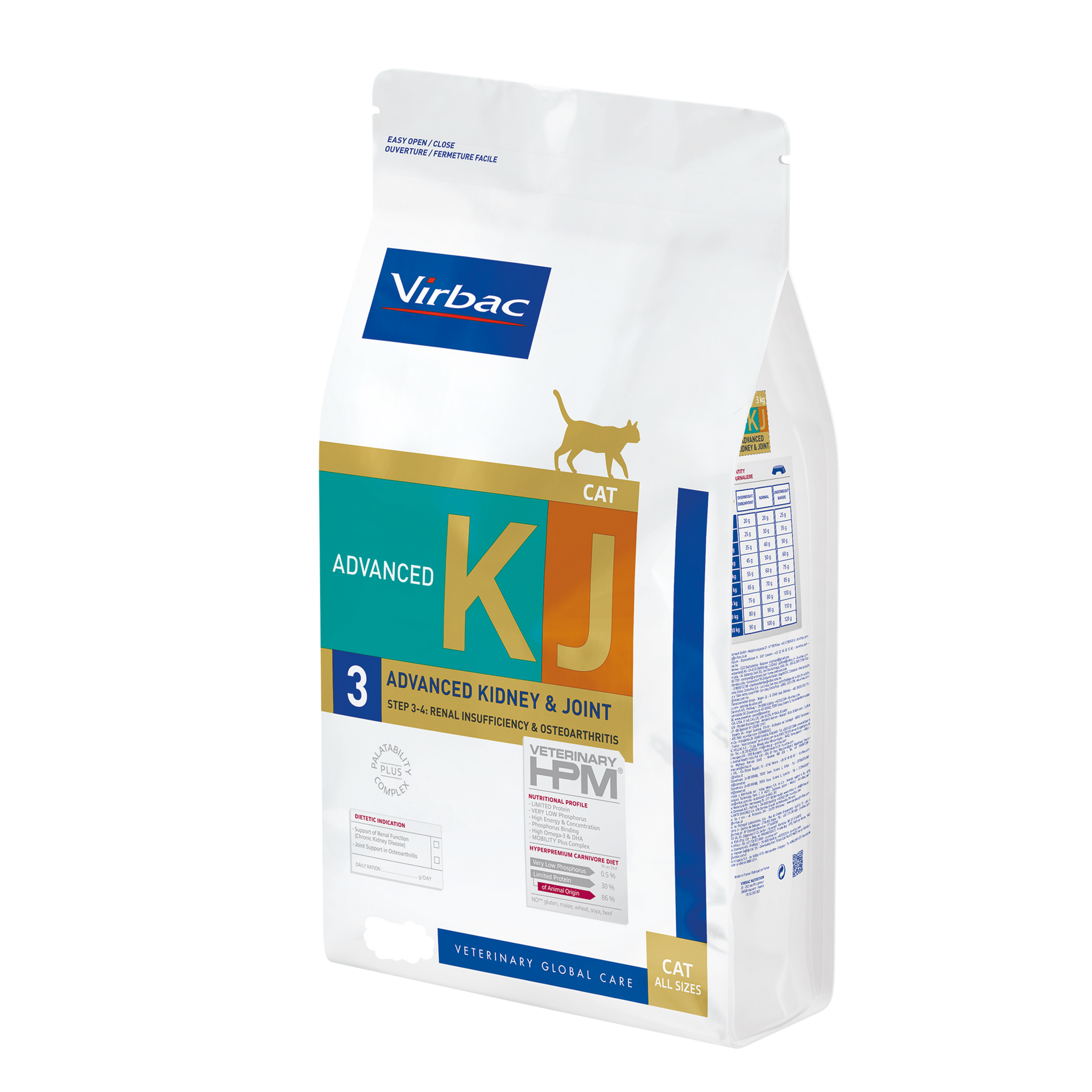 Virbac Cat Advanced Kidney & Joint Support KJ3 (1.5kg-3kg) – Pets Land
