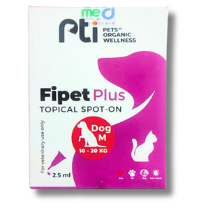 Pti Fipet Plus Topical Spot-on For Medium Dogs 10-20Kg 2.5ml