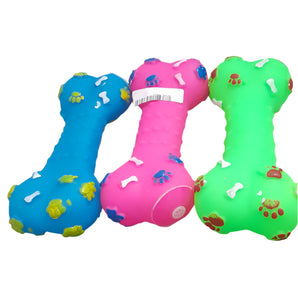 Chew Toys for Dogs, Puppies, Bone Shape With Sound
