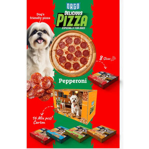 Orgo Treats Dog Pepperoni Pizza 8 Slices