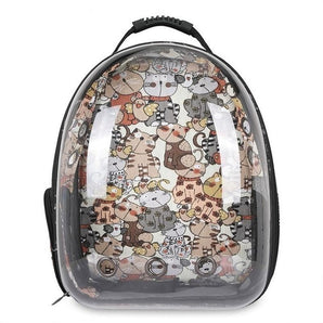 Cat Backpack Outdoor Pet Shoulder Bag Breathable