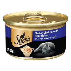 Sheba Chicken with Finer Flakes Cat Wet Food 85g