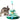 Nunbell Interactive Cat Toy for Indoor Cats - 4-Level Turntable With 3 Colorful Balls, Circular Track Roller and Feather Wand for Kittens