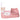 Cat Bowls Double Raised Cat Food Bowl with Water Bottle 2 In 1 _pink
