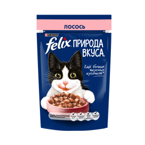 FELIX® Wet food Nature of taste for cats with salmon in sauce 75 g