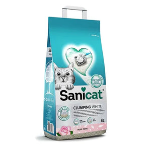 SaniCat active Cat Litter Rose Petal Clumping 8L