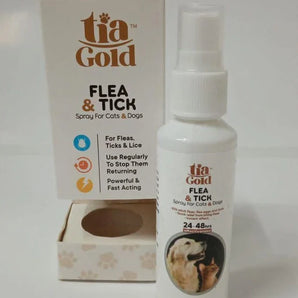 tia gold Flea And Tick Spray For Cats And Dogs 60ml