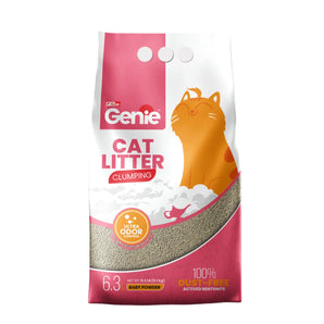 Genie Premium Cat litter – BabyPowder Scented 6.3 L