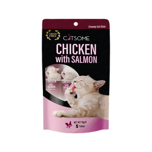 Catsome Grain Free Creamy Cat Stick Chicken With Salmon