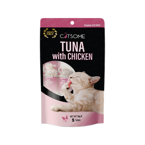 Catsome Grain Free Creamy Cat Stick Tuna With Chicken