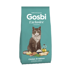 Gosbi Exclusive Cat Chicken & Salmon Sterilized (400g/1.5kg)