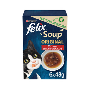 FELIX® Soup Original Farm Selection Wet Cat Food (1 pack/ 6 Packs)
