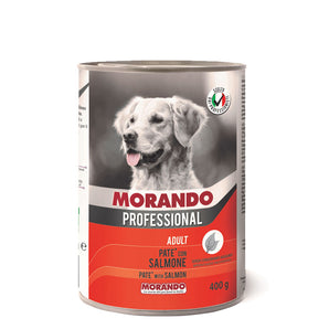 Morando Professional Paté with Salmon – Adult Dogs (400g)