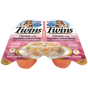 Twins Chicken with Vegetables & Salmon Recipe