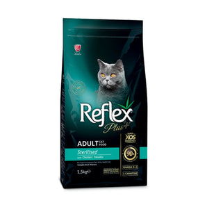 Reflex Plus Sterilised Adult Cat Food with Chicken 1.5kg