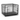 Himalaya black metal wire pet cage with front door and removable tray