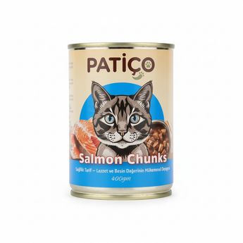 Patiço Salmon Chunks Wet Cat Food 400g