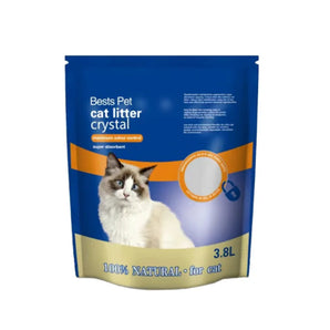 رمل قطط كريستالي من BESTS PET سعة 3.8 لتر