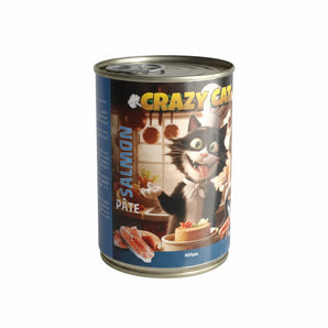 Crazy Cat Wet Food - Salmon Pâté for Cats, 400g