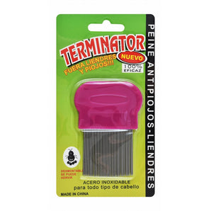 Terminator Anti-Lice & Nits Stainless Steel Pet Comb