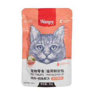 Wanpy Chicken & Cod Fish 80g
