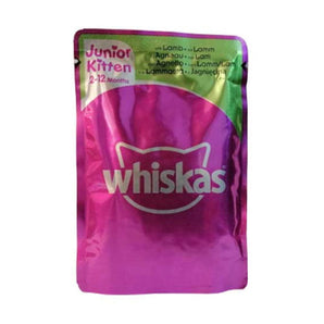 Whiskas Wet cat food with lamb 85 gm for kitten